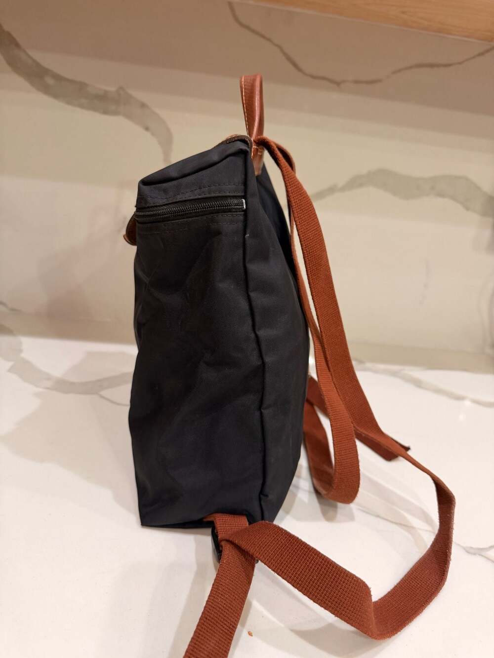 Longchamp Le Pliage Nylon Backpack Black - Picture 2 of 12